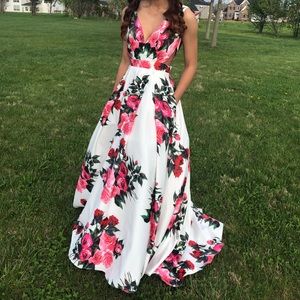 Jovani Prom Dress Floral